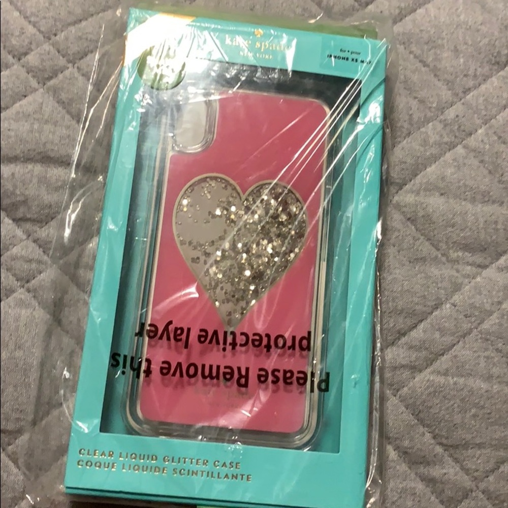 Brand new Kate spade iPhone XS Max glitter case